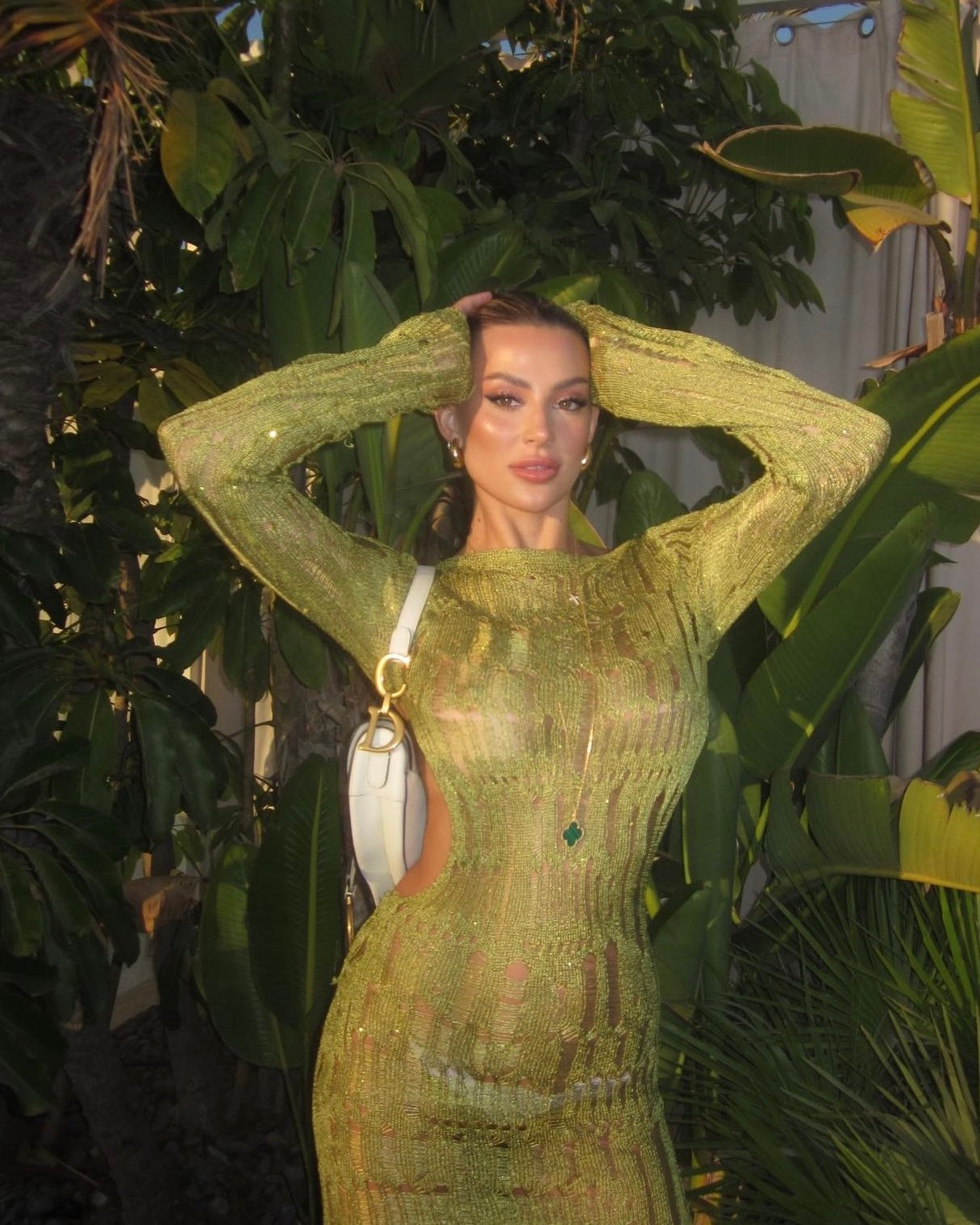 Metallic Moss Maxi