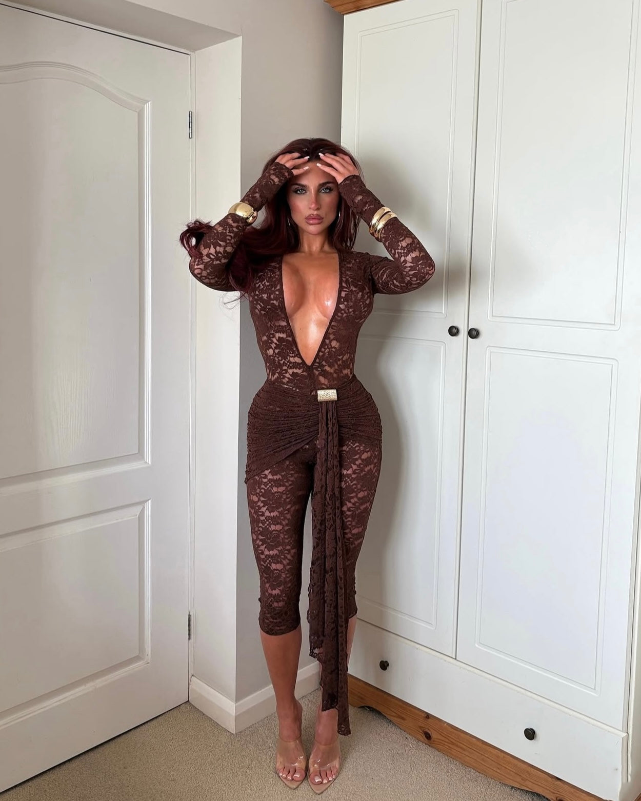 Capri Lace Jumpsuit