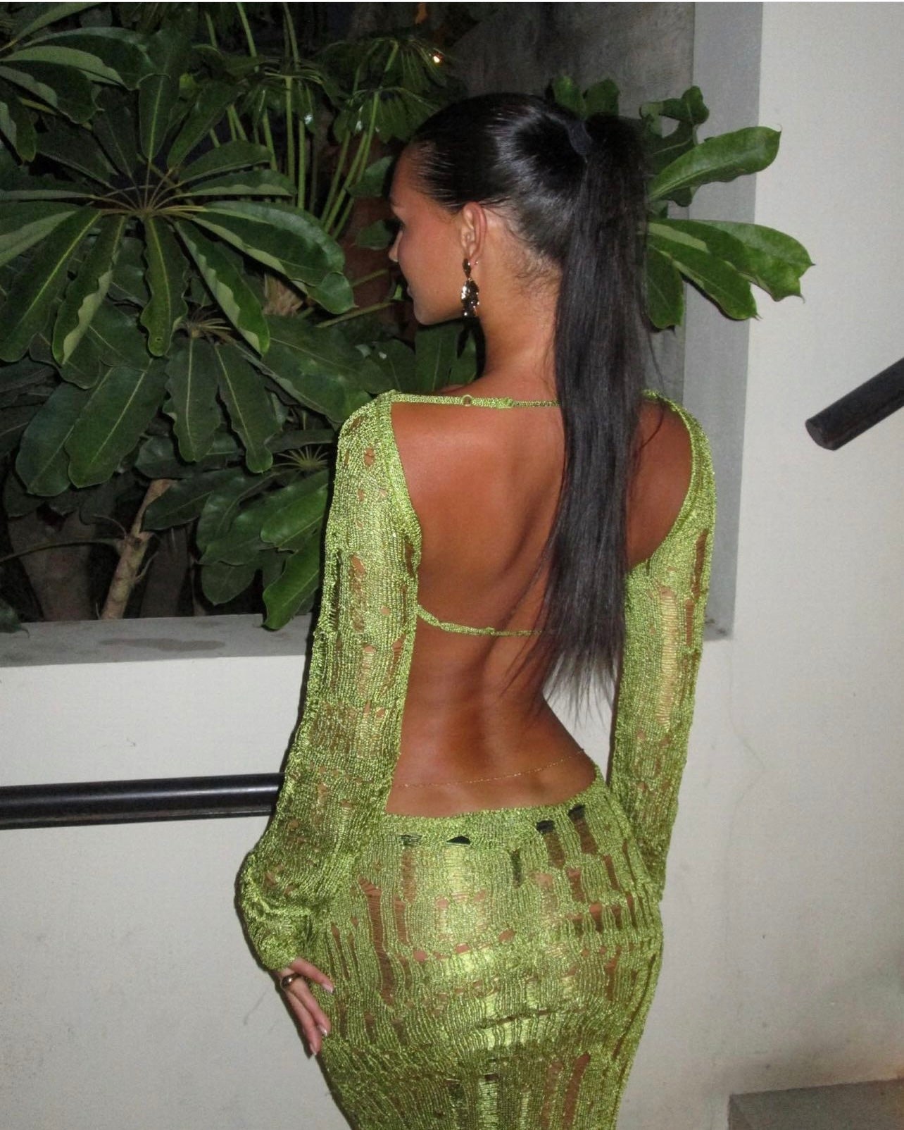 Metallic Moss Maxi