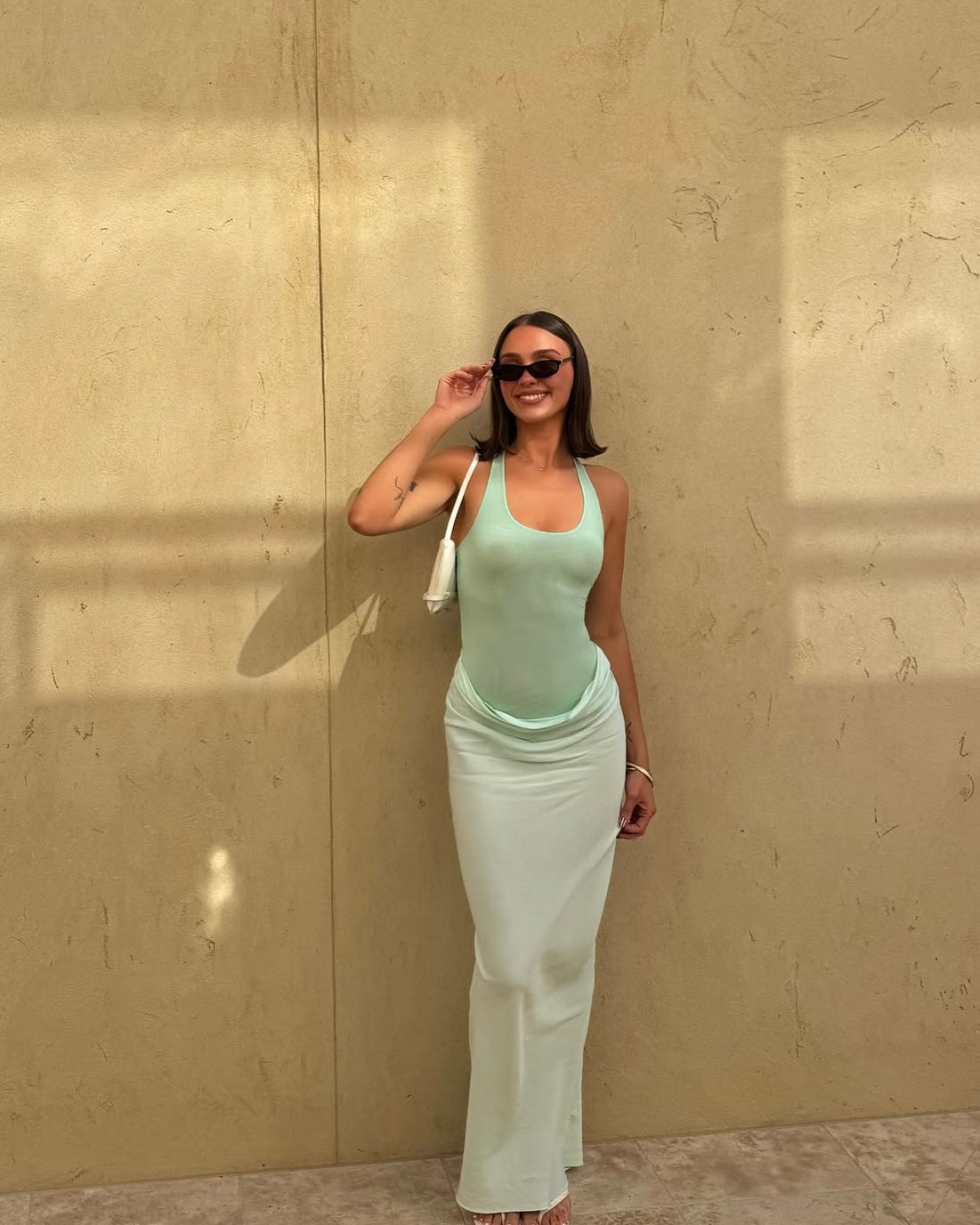 Jade Maxi (BLEACHED AQUA)
