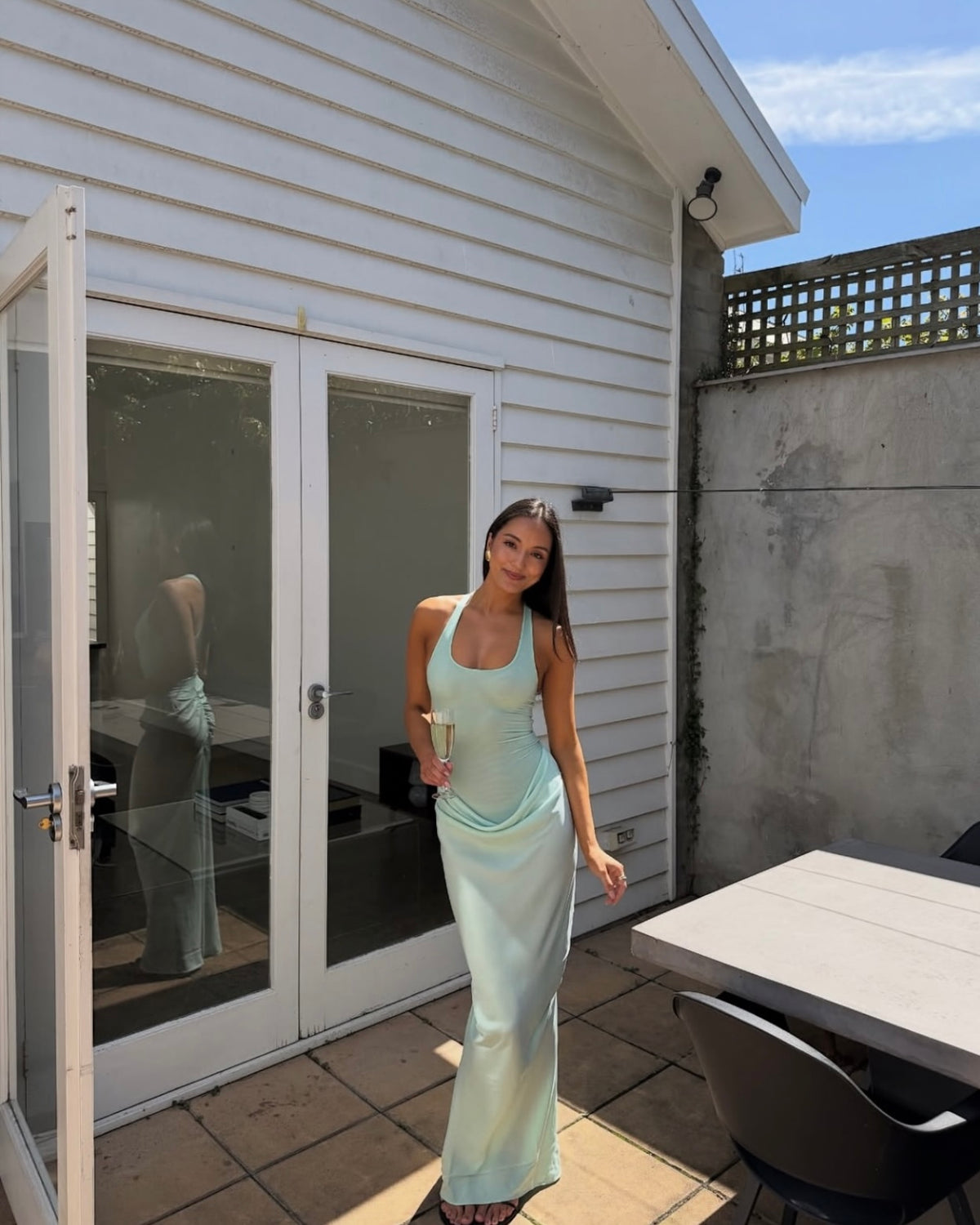 Bec Bleached Jade Maxi (BLEACHED AQUA) – DVS Styling