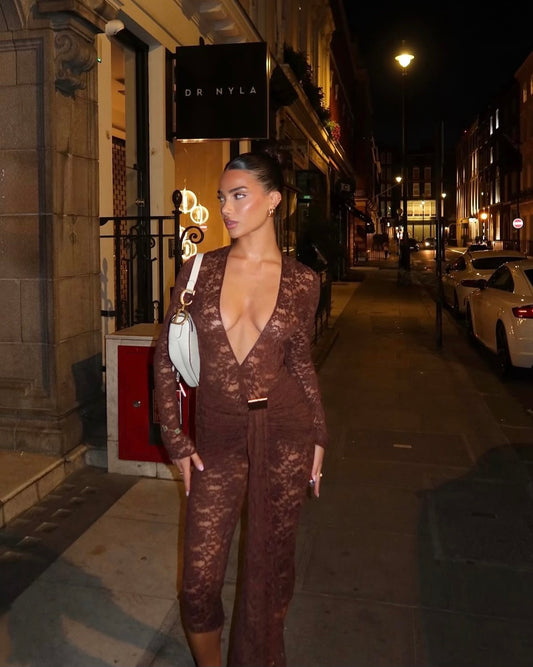 Capri Lace Jumpsuit