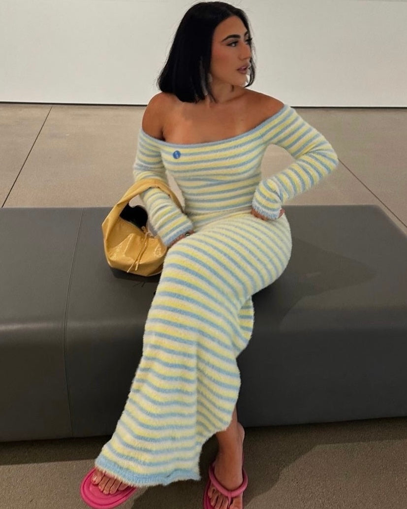 Pinstripe Maxi