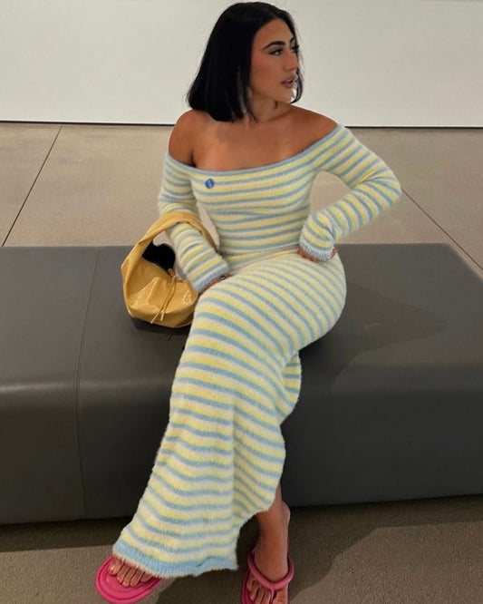 Pinstripe Maxi